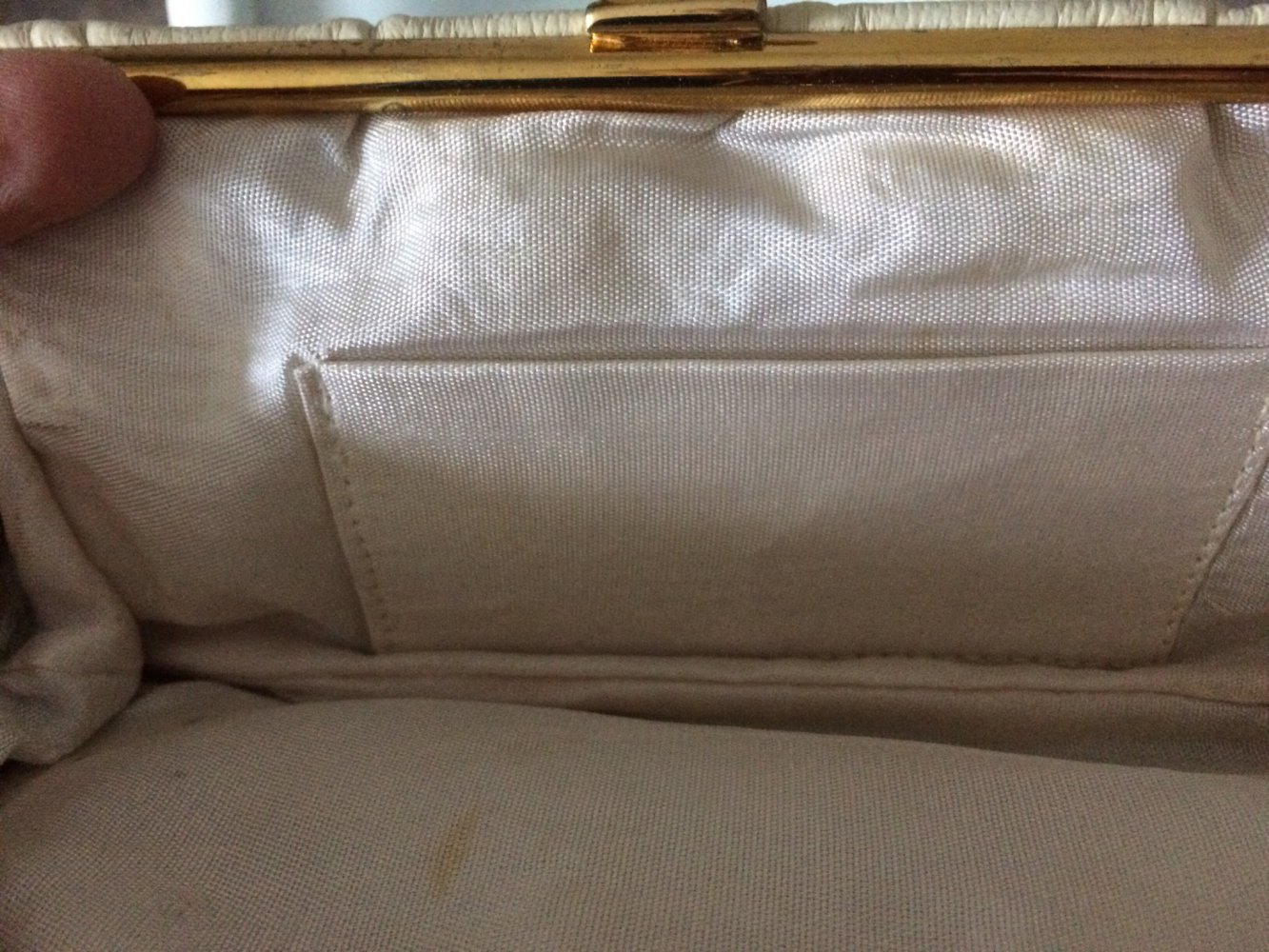 VINTAGE LEDER GELDBÖRSE PORTMONEE 