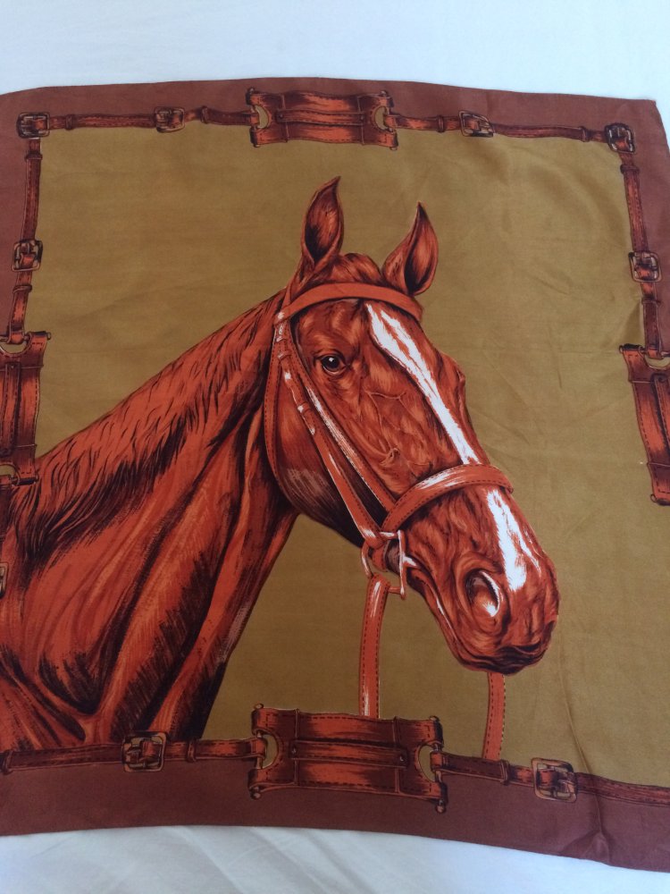 EXKLUSIVER VINTAGE TUCH HALSTUCH KOPFTUCH HAARTUCH 