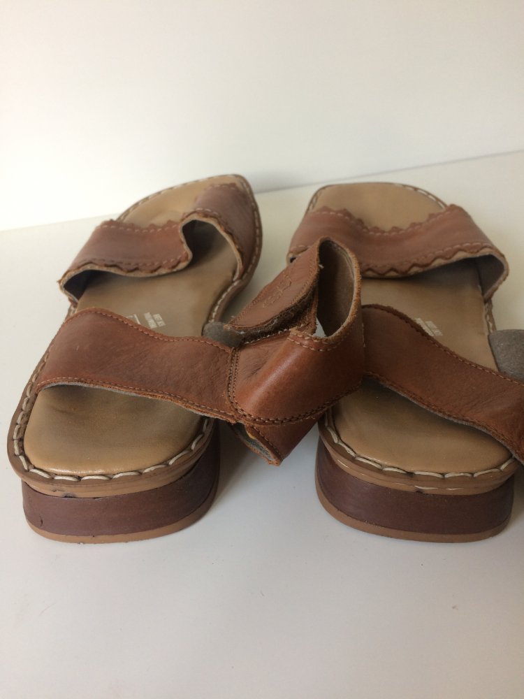 „RIEKER „EXKLUSIVE LEDER SANDALEN GR. 40