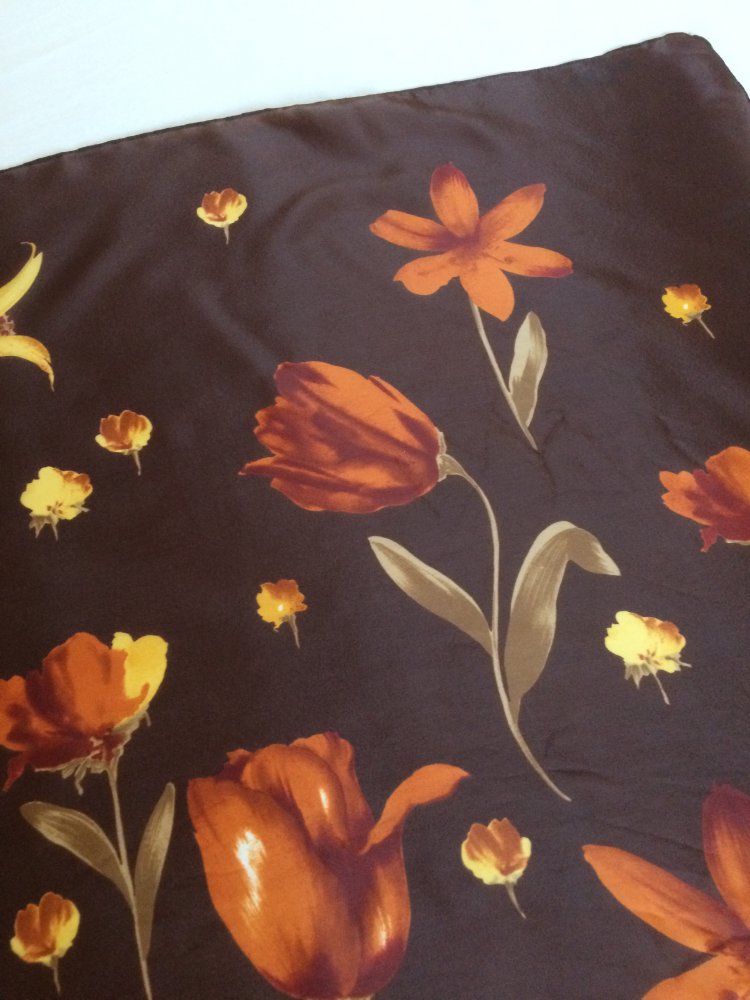 Exklusiver Vintage Tuch Halstuch Kopftuch Haartuch 