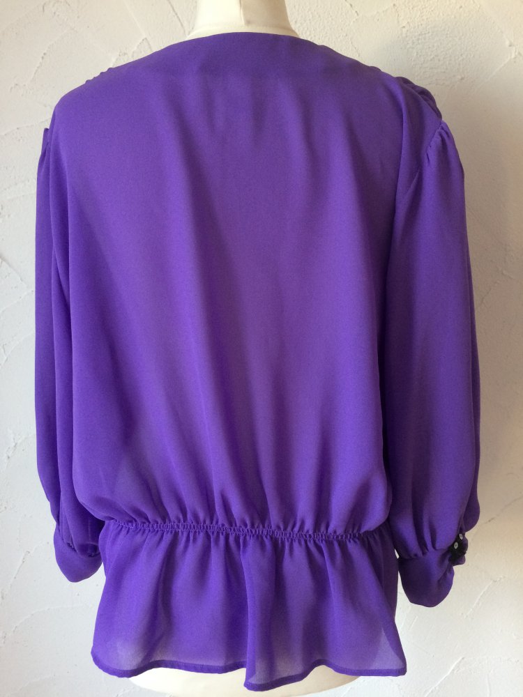 ZOGBAUM EXKLUSIVE DAMEN BLUSE MIT PAILLETTEN GR. 46