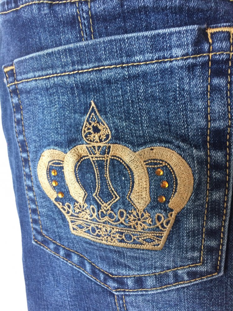 BIBA EXKLUSIVER JEANSROCK GR. 34