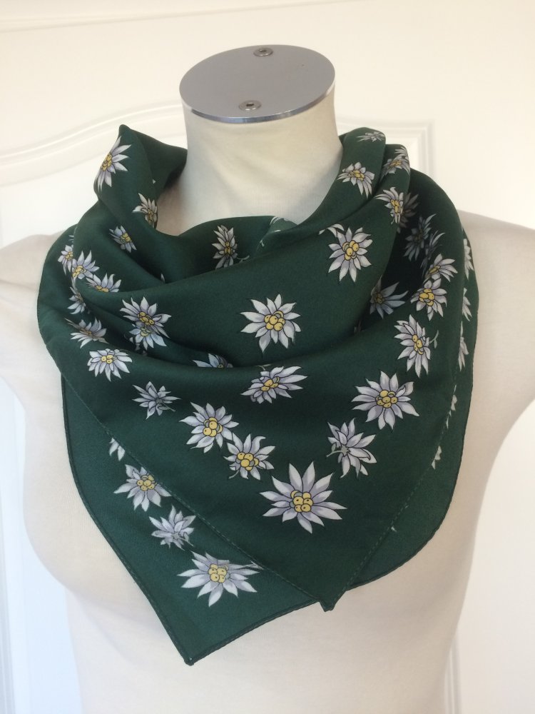 EXKLUSIVER VINTAGE TUCH HALSTUCH HAARTUCH 