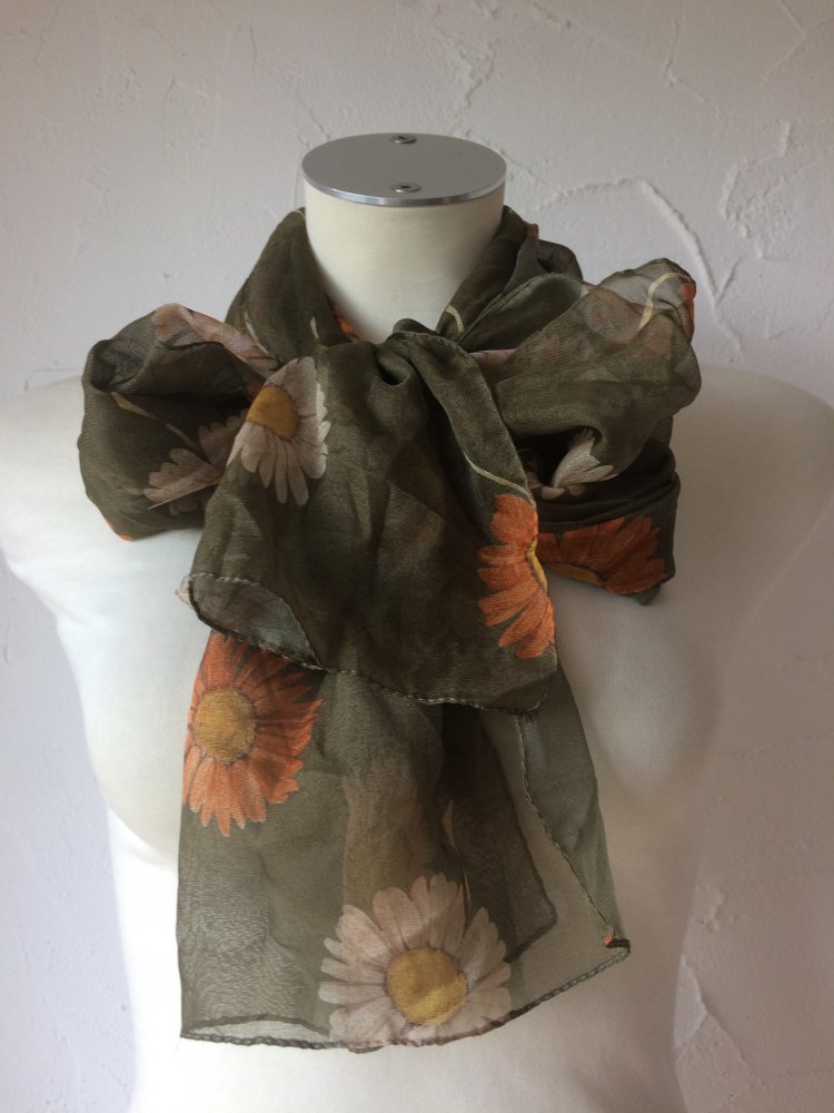 EXKLUSIVER VINTAGE TUCH HALSTUCH HAARTUCH SCHAL 
