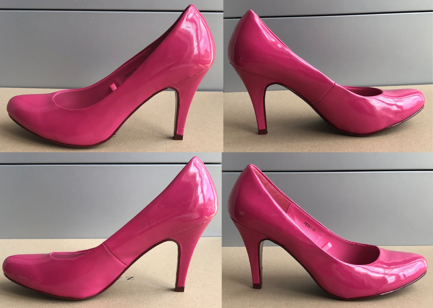 pinke Lackschuhe von Atmosphere in 39