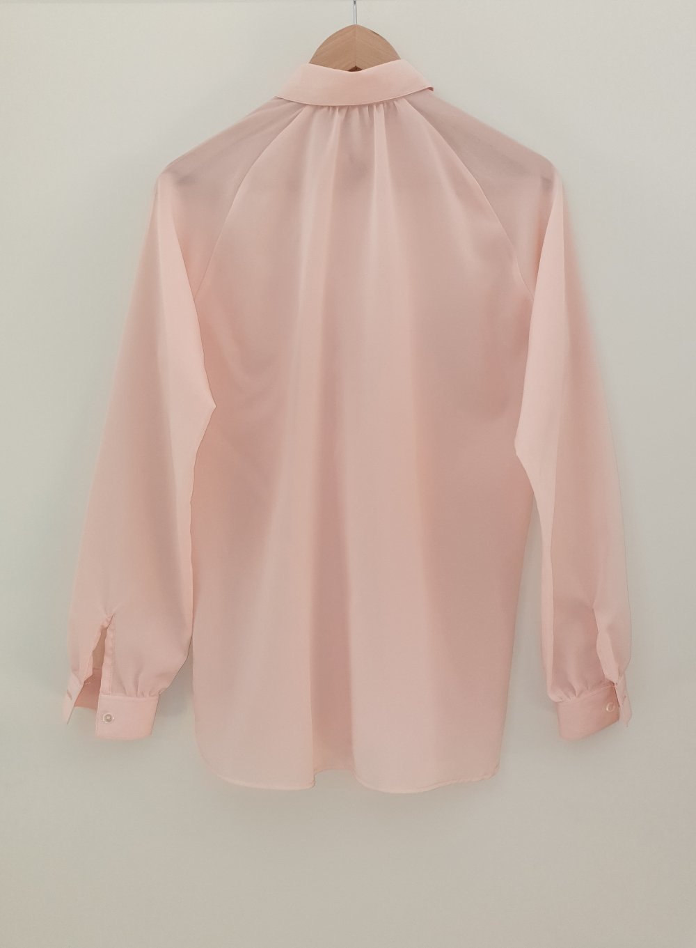 apricotfarbene Bluse in 38