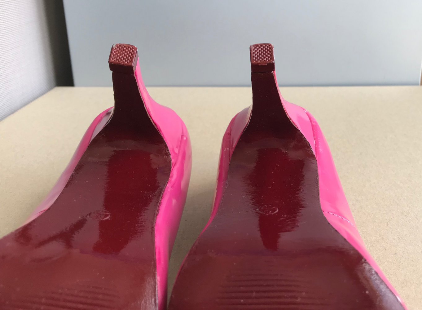 pinke Lackschuhe von Atmosphere in 39