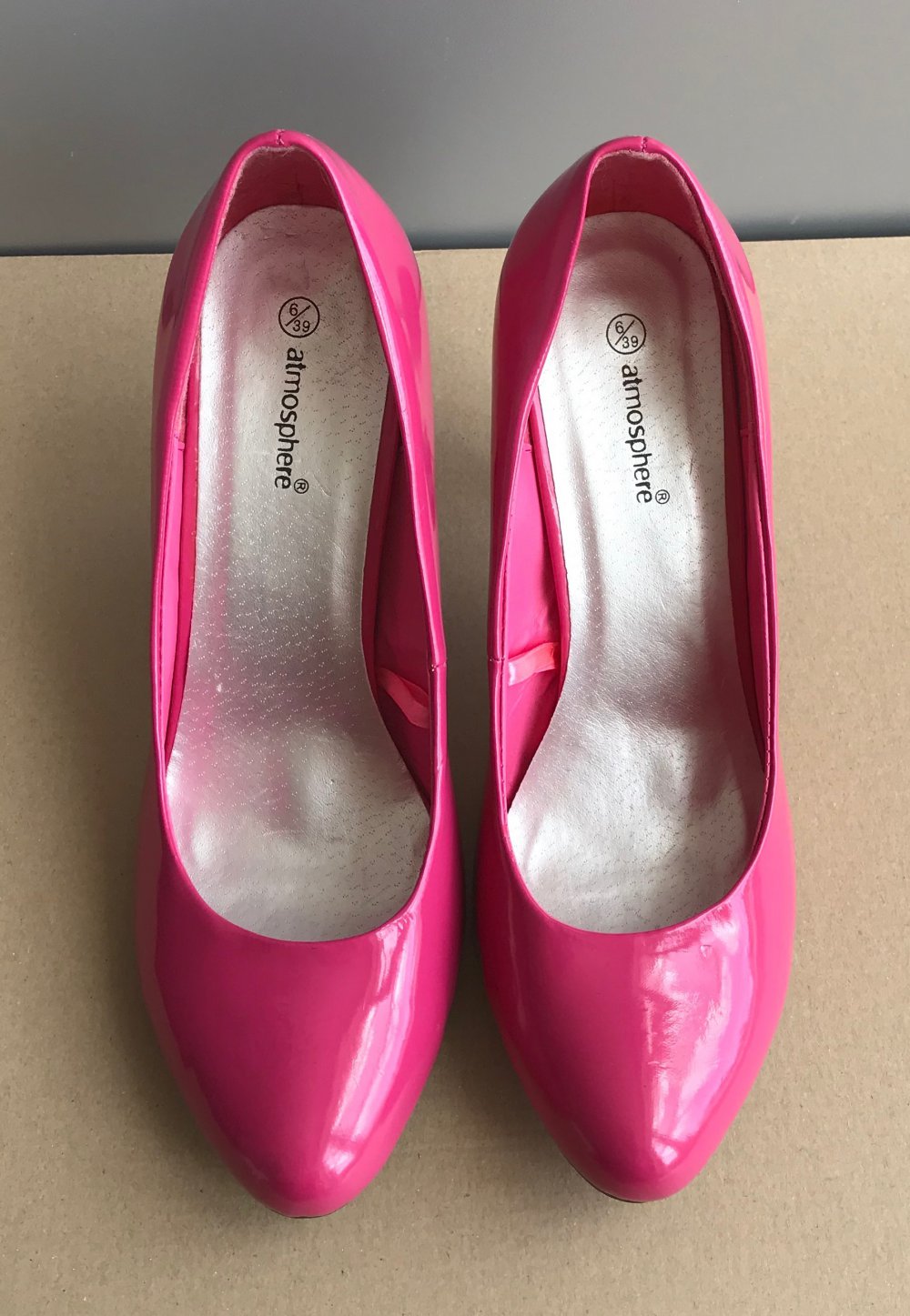 pinke Lackschuhe von Atmosphere in 39