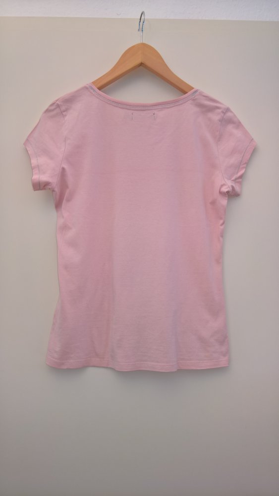 Rosa T-Shirt von Zara in L