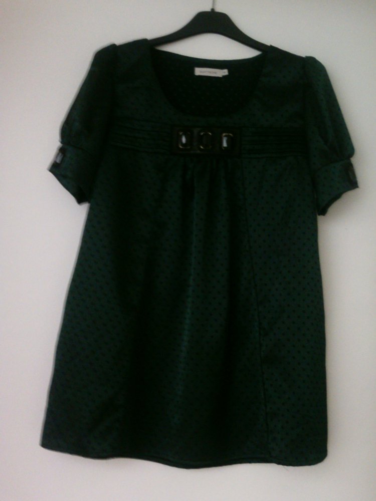 Saint Tropezbluse mit Schmucksteinapplikationen