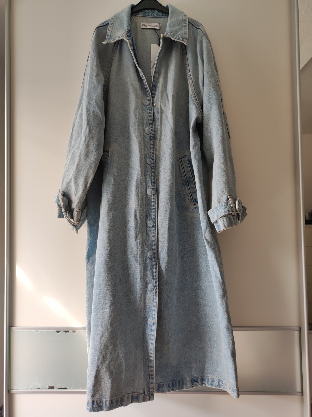 Zara Denim Trenchcoat Gr. M-L
