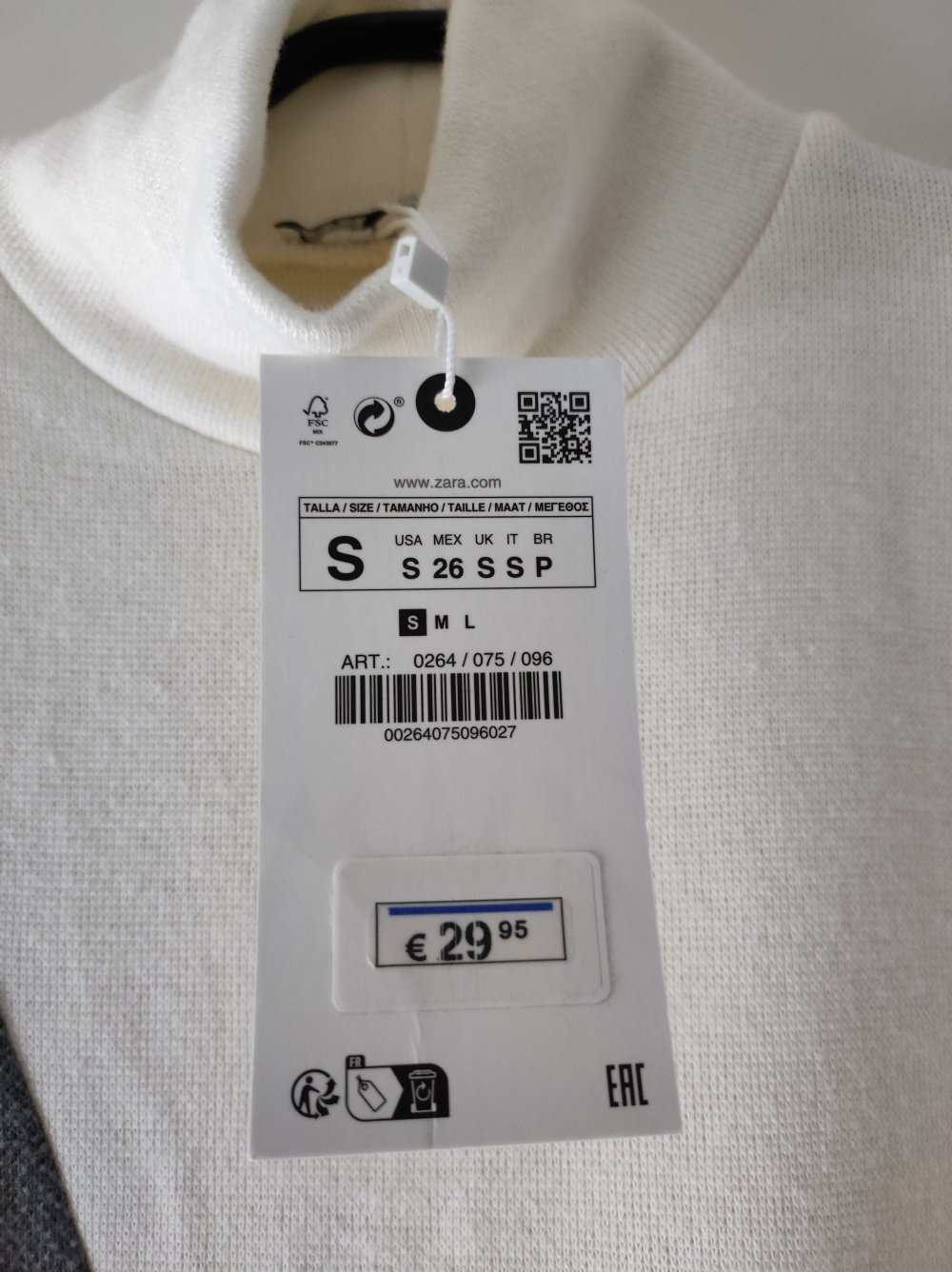 Zara Strickkleid Gr. S