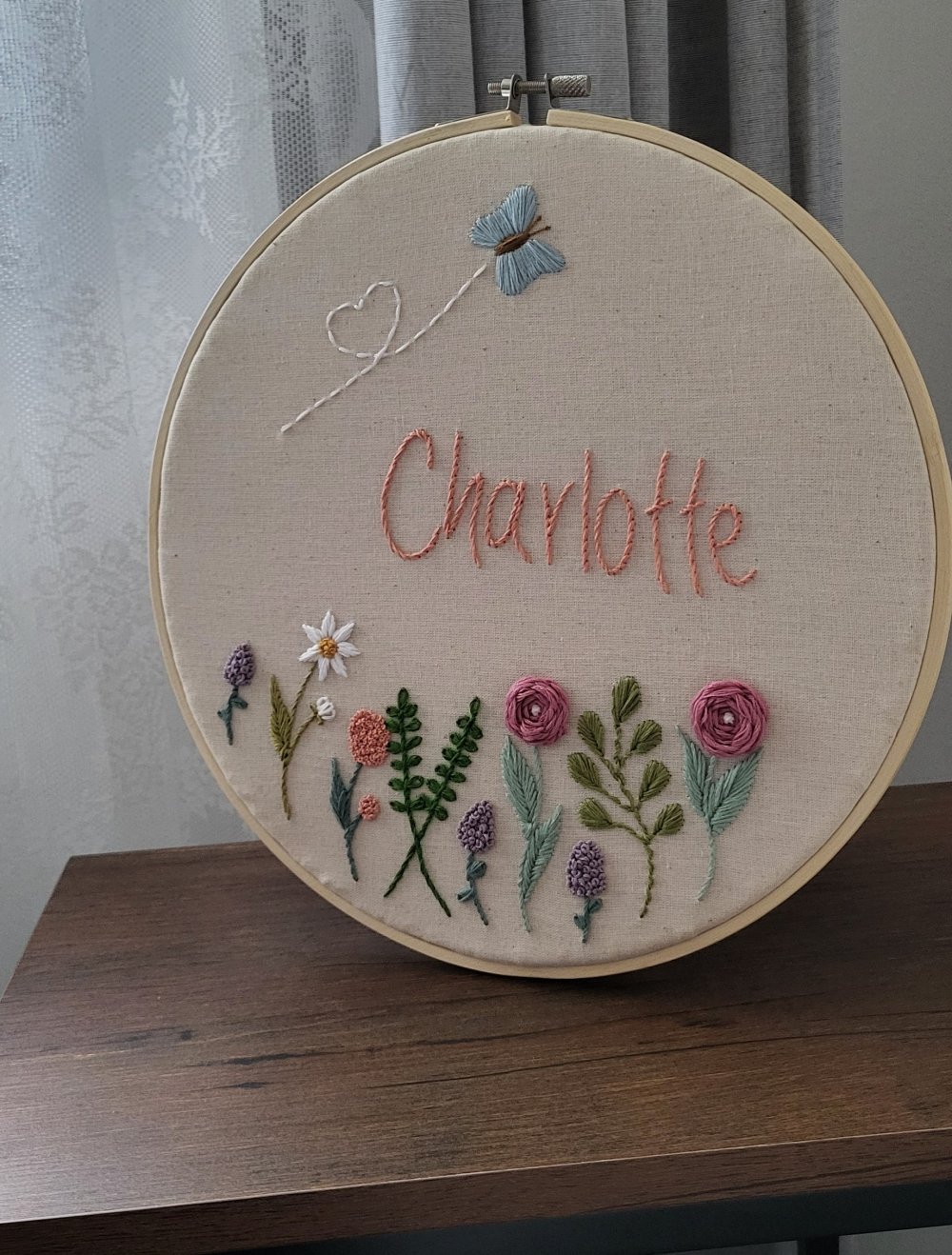 individuell bestickter Rahmen