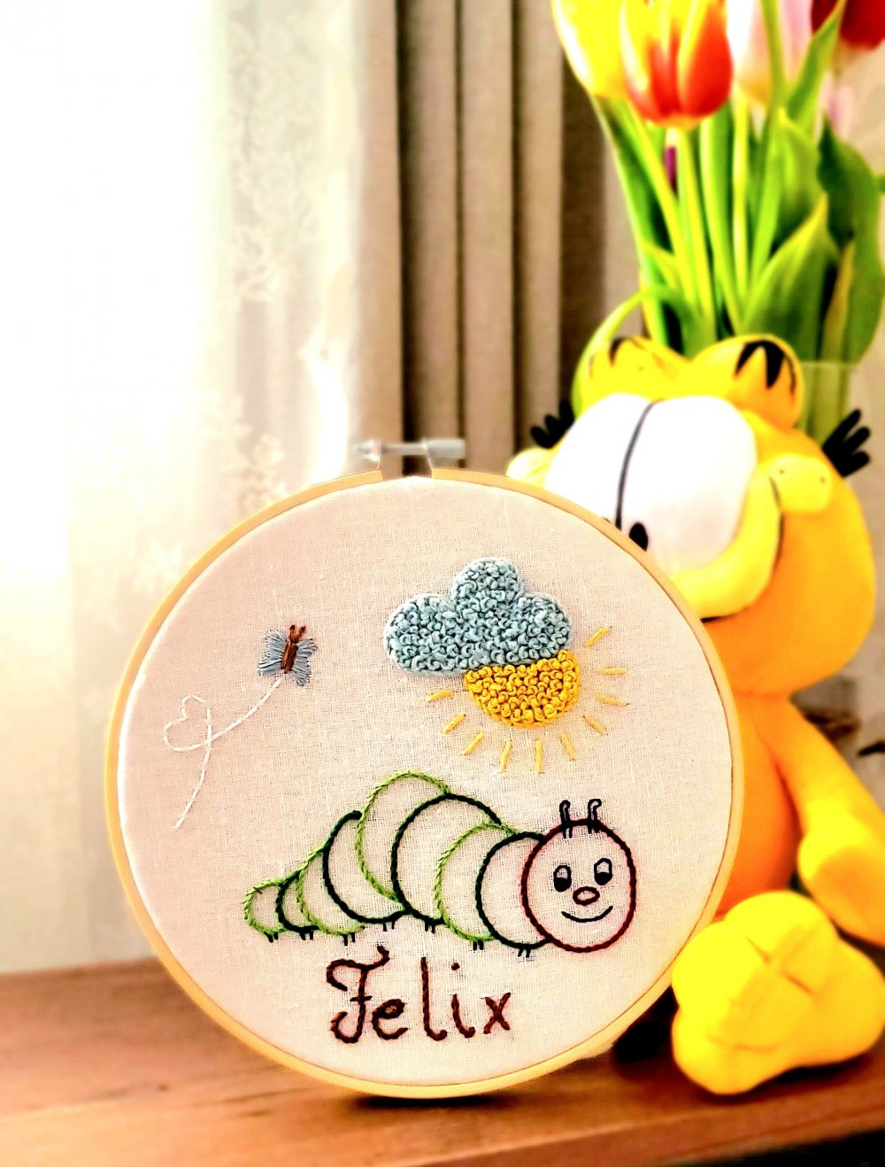 individuell bestickter Rahmen