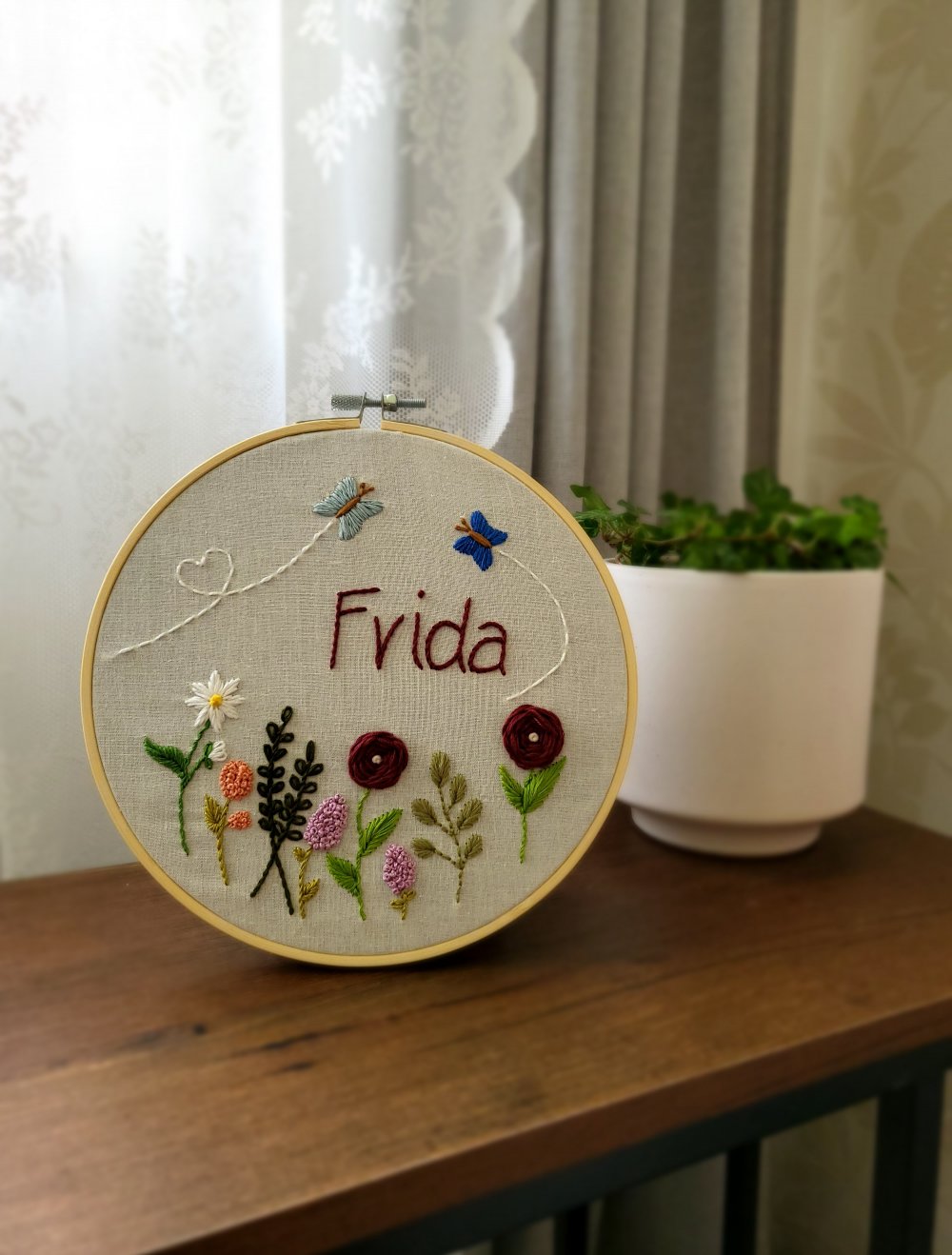 individuell bestickter Rahmen