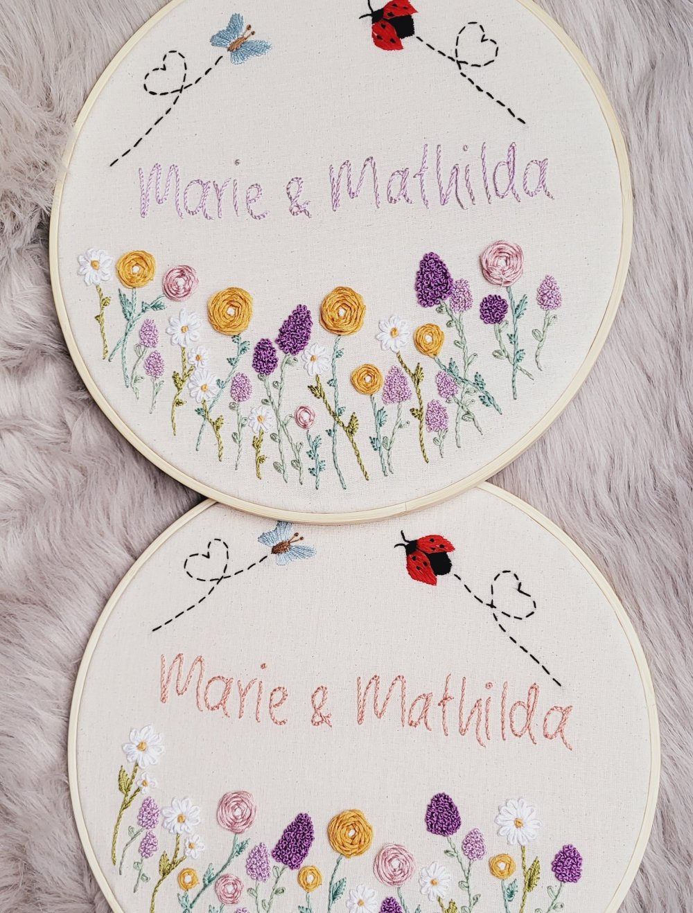 stickrahmen mit wunschname