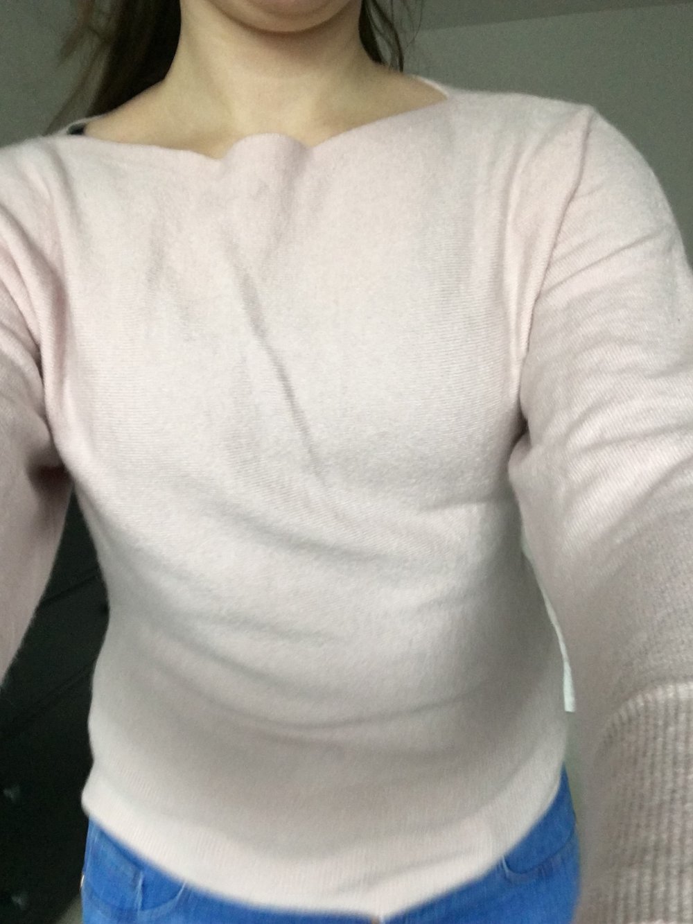 Pullover rosa Wolle H&M Wollpulli S