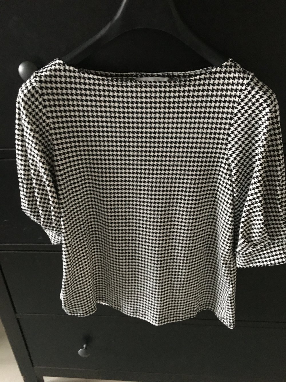 Shirt T-Shirt Business schwarz weiß XS H&M 