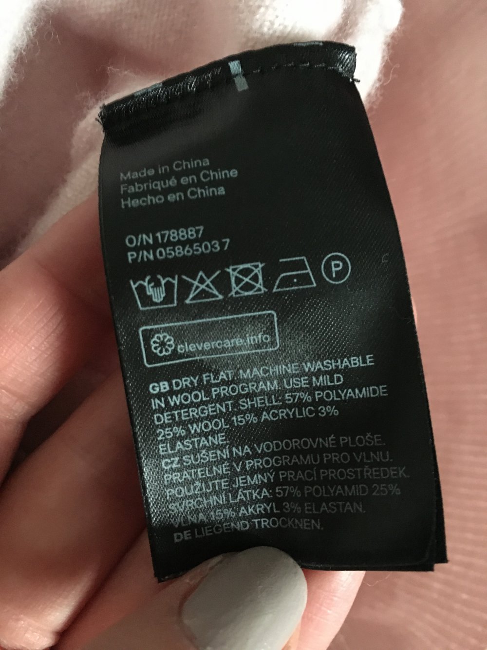 Pullover rosa Wolle H&M Wollpulli S