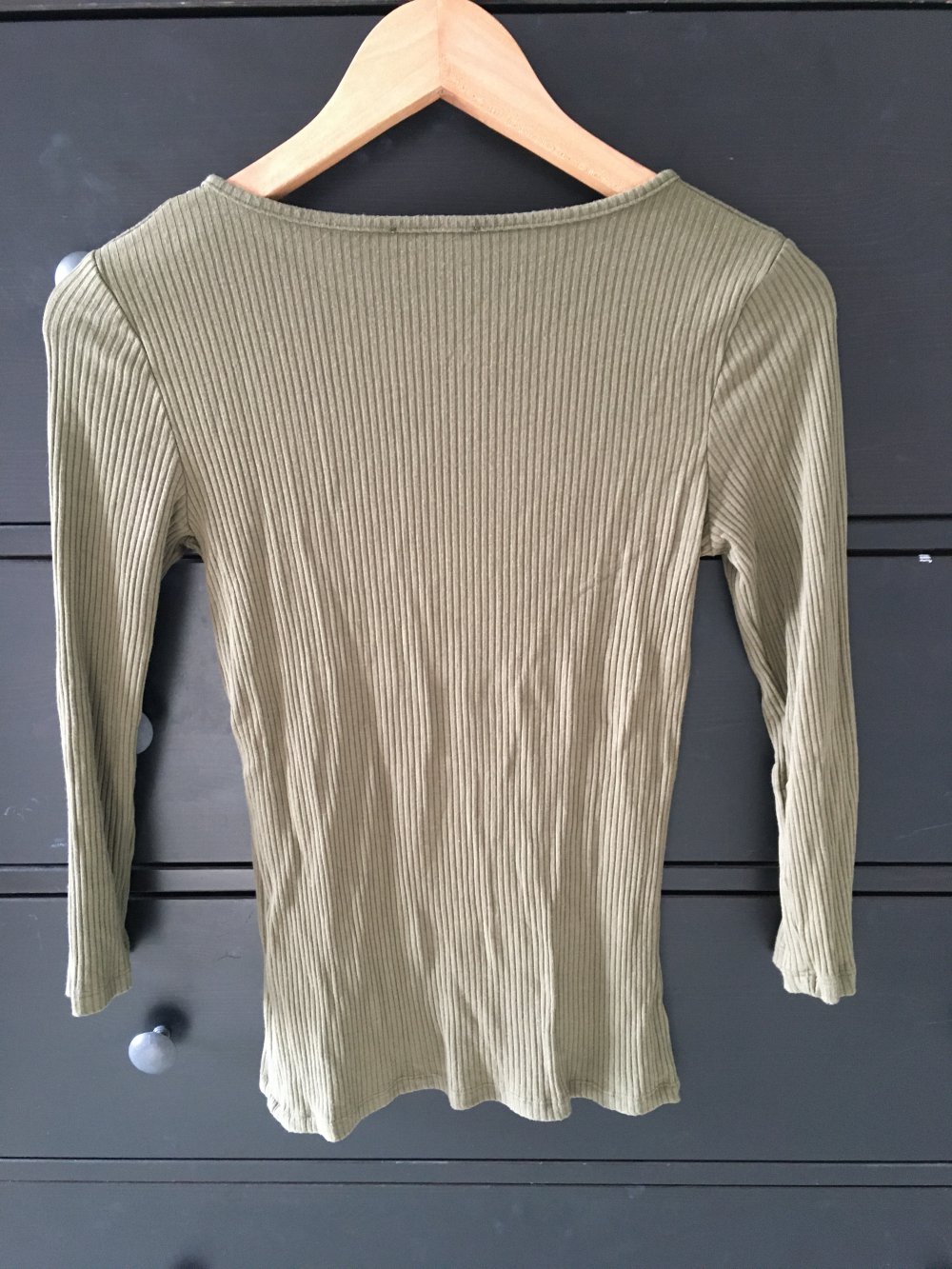 Langarmshirt grün oliv Tally Weijl S