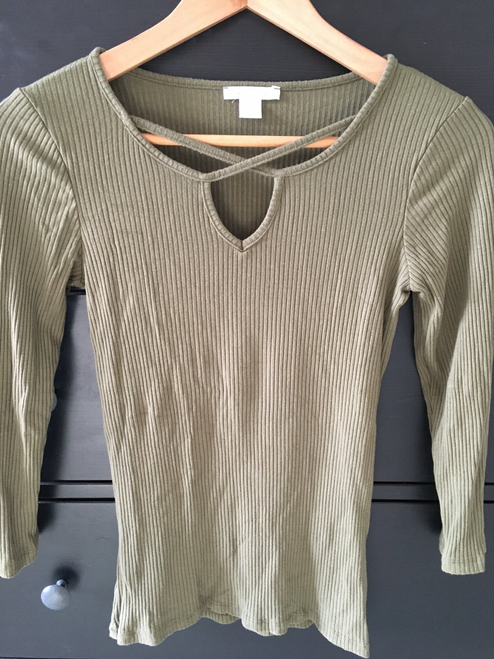 Langarmshirt grün oliv Tally Weijl S