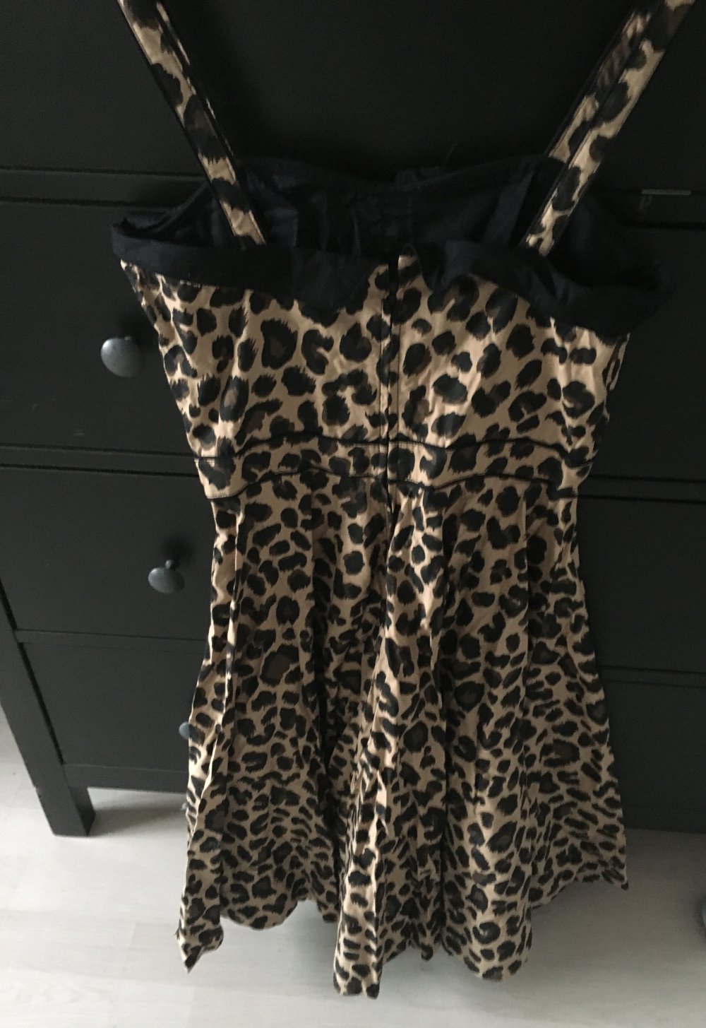 Leo Leoparden Kleid rockabilly vintage retro swing H&M 