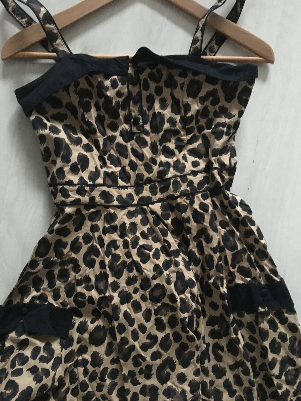 Leo Leoparden Kleid rockabilly vintage retro swing H&M 