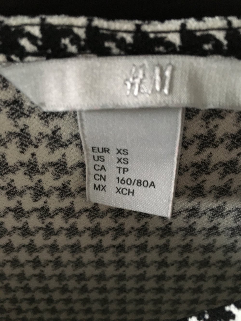 Shirt T-Shirt Business schwarz weiß XS H&M 