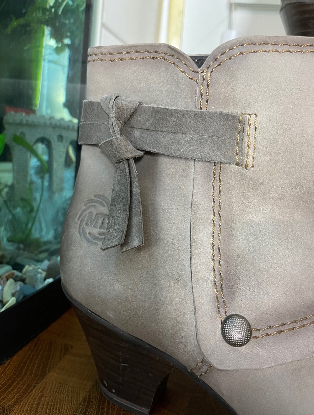 Marco tozzi stiefeletten „Leder Optik“