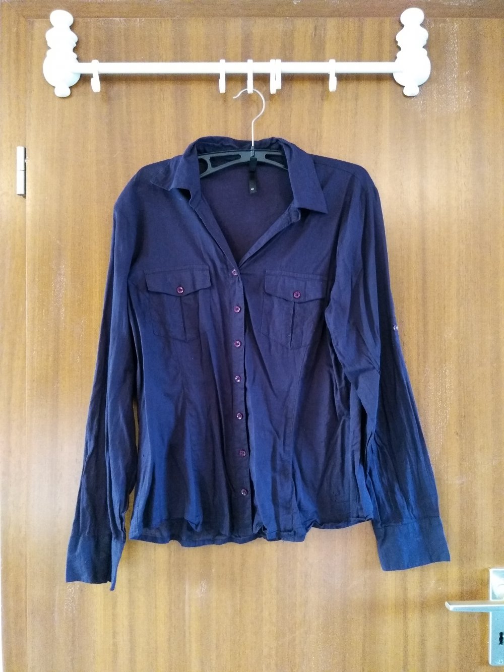 Leichte lila Bluse 40