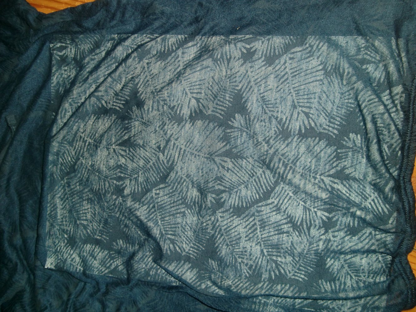 transparentes Shirt mit Blattmuster,  dark mori strega 