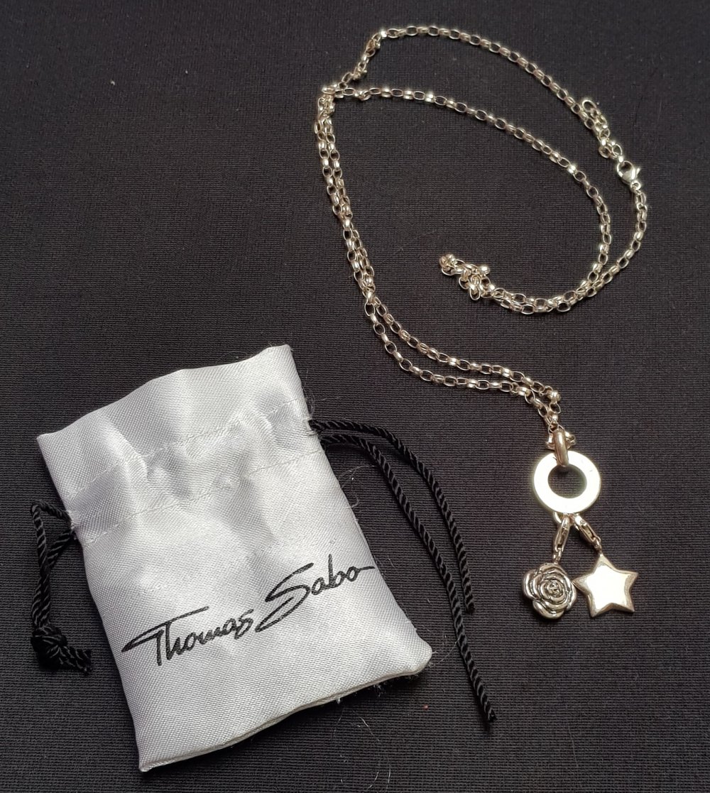 Kette von Thomas Sabo mit Zwei Charms
