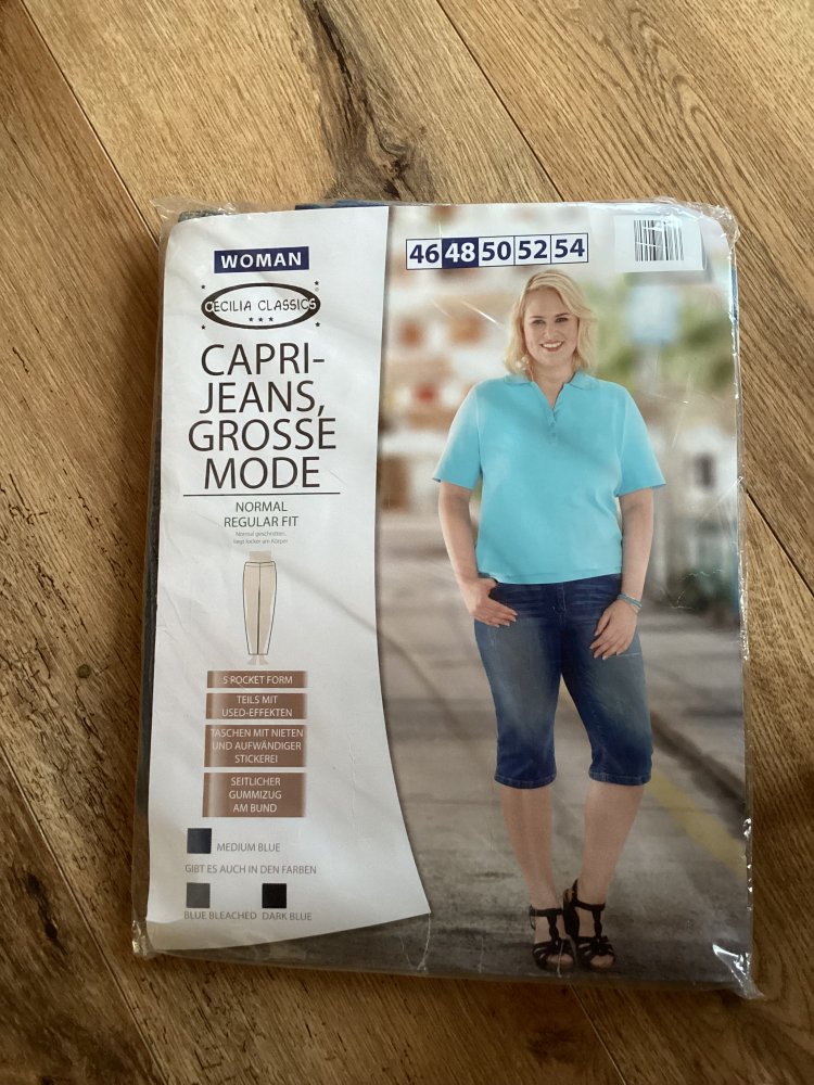 NEU Jeanscaprihose gr.48 Orginal verpackt