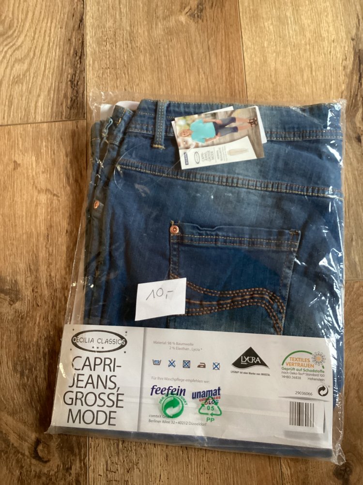 NEU Jeanscaprihose gr.48 Orginal verpackt