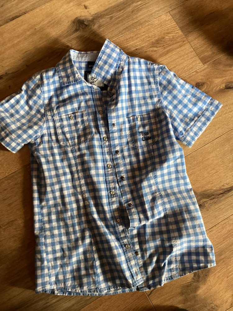 schöne  leichte Kurzarmbluse gr.158/164