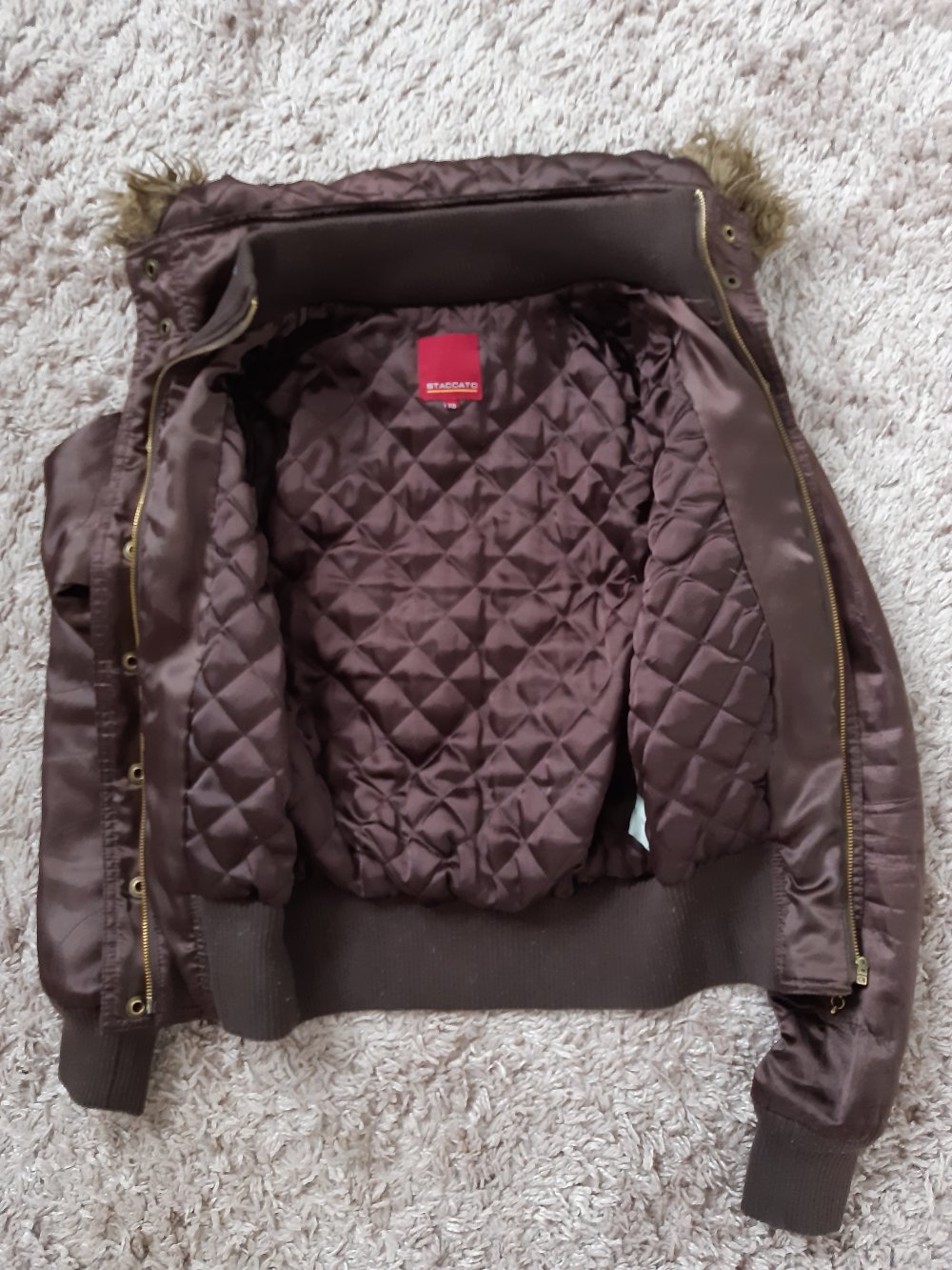 Steppjacke mit Kapuze Größe XS
