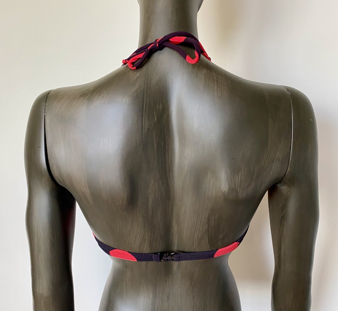 Rachel Pappo, Bikini Set 3-teilig, rot/schwarz, gepunktet, Gr. 40/80B