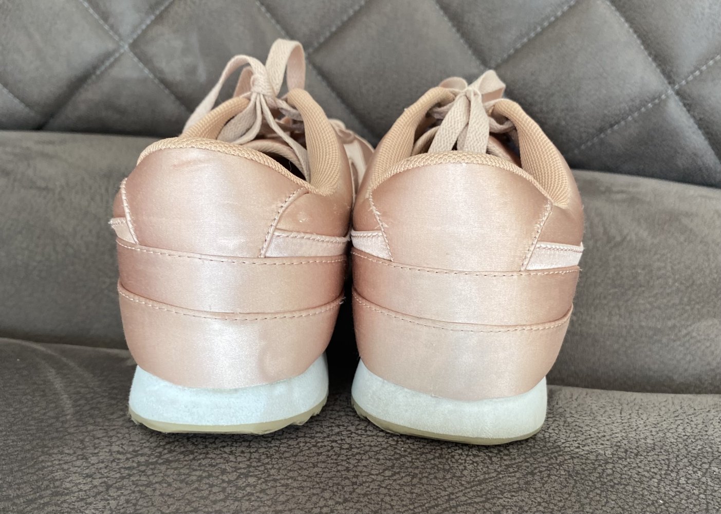 H&M, Divided, Sneaker, Textil, rosé, Gr. 39