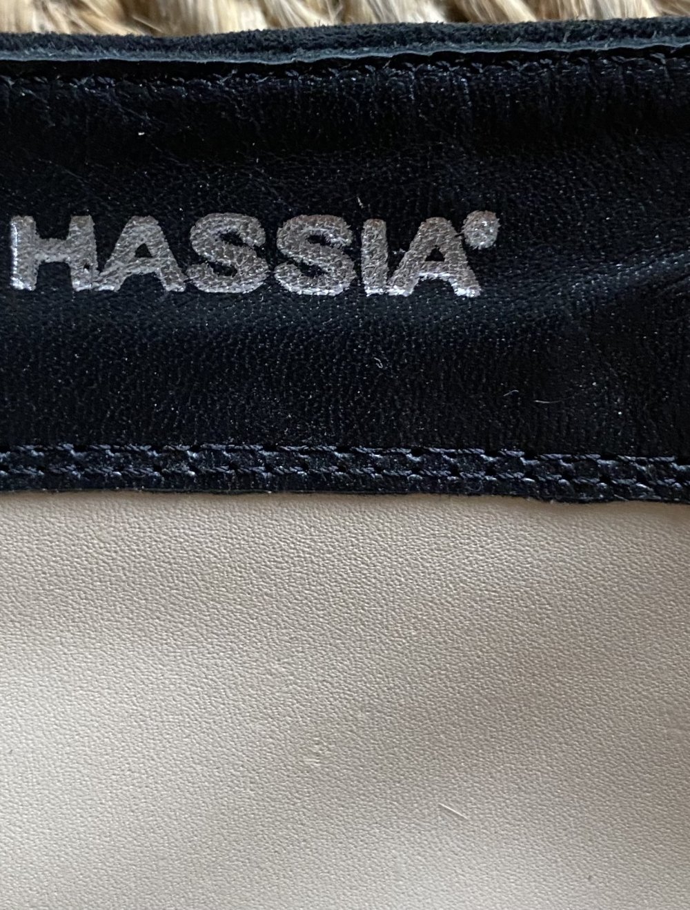 Hassia, Stiefel, Wildleder, schwarz, Gr. 37,5