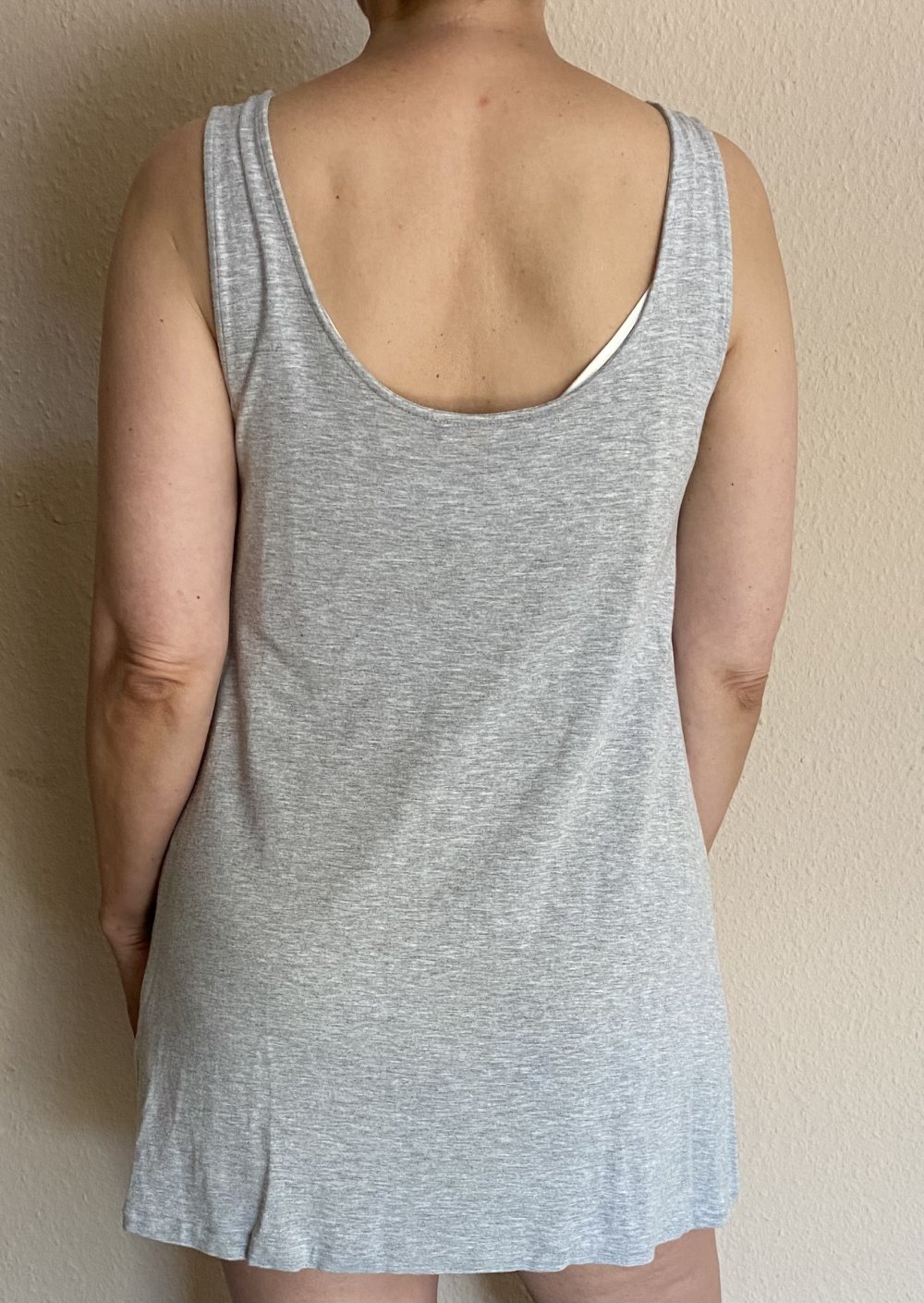 Nice Connection, lässige Tunika/Hängerchen, grau, Gr.42