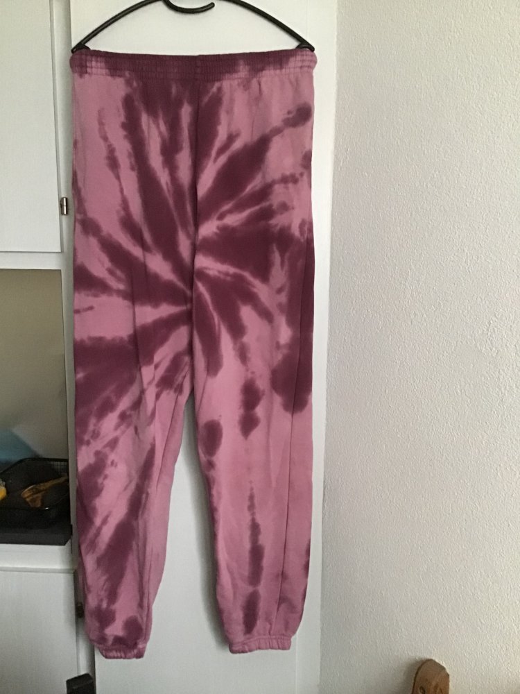 Pinke Batik-Jogginghose