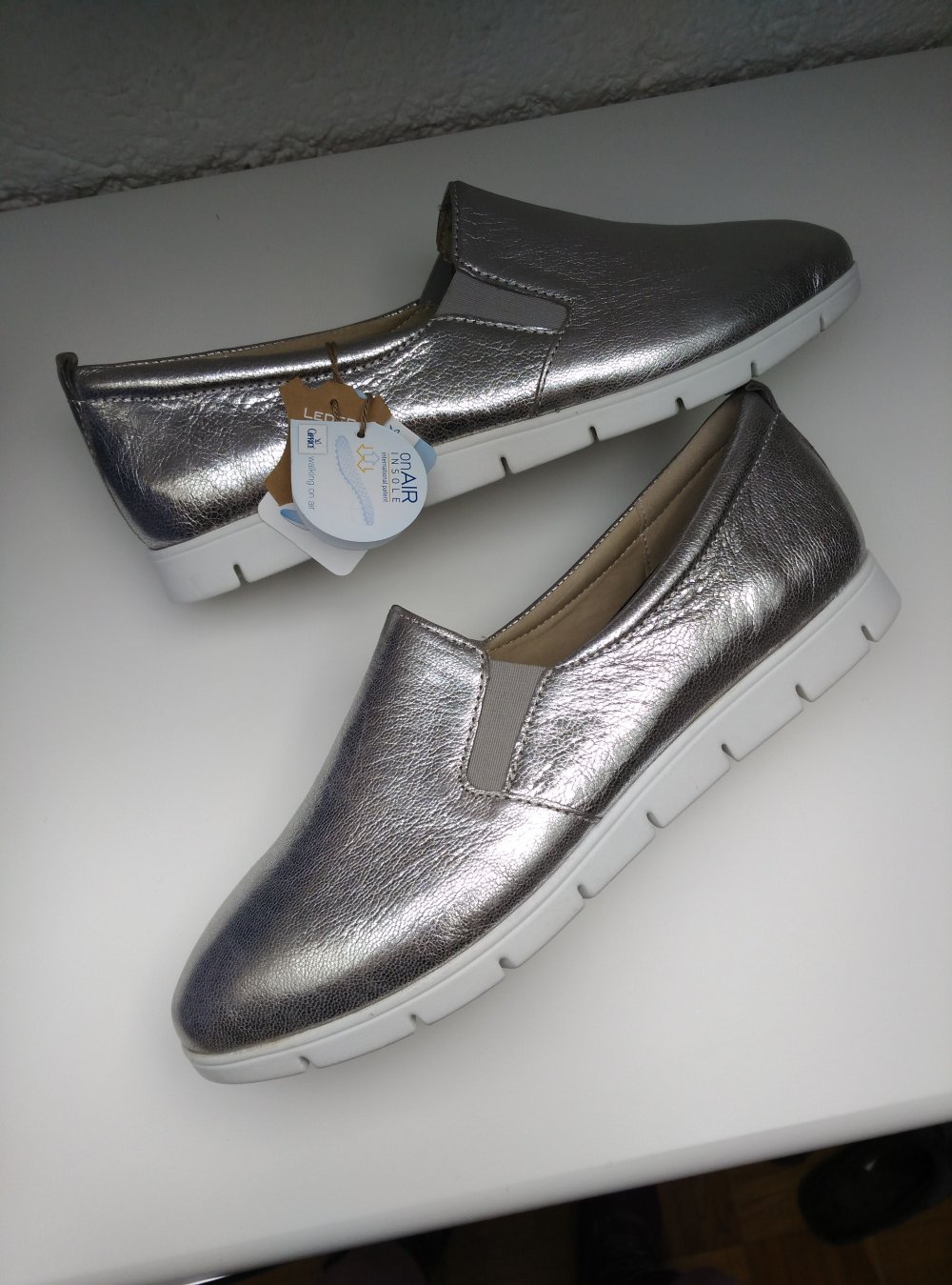 NEU! Caprice Halbschuhe Gr. 38, silber