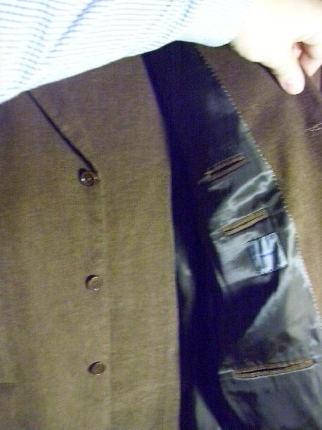 Montego Cordanzug Anzug braun Gr. 102 von Peek & Cloppenburg NEU!