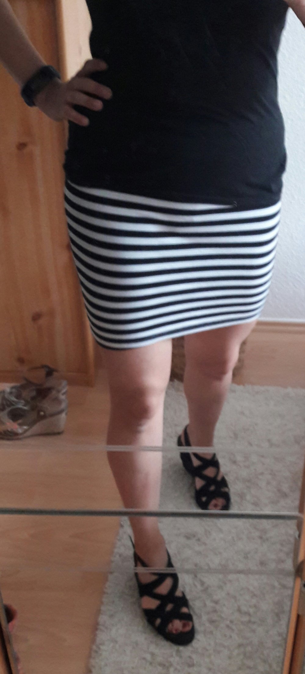 Gestreifter Basic Rock