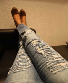 Jeans im Usedlook von MissMiss in Größe 36 NEU