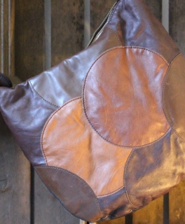 schöne 'Vintage' Ledertasche