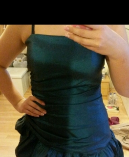 Ascia Cocktailkleid schimmerndes Blau