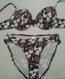 Brauner Push Up Bikini