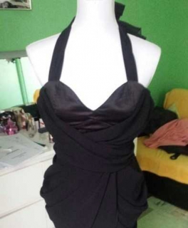 Sexy rückenfreies Kleid mit mega Dekolletee