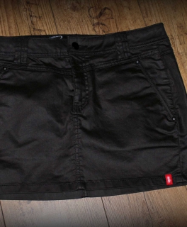 EDC by Esprit Minirock glänzend schwarz Gr.38